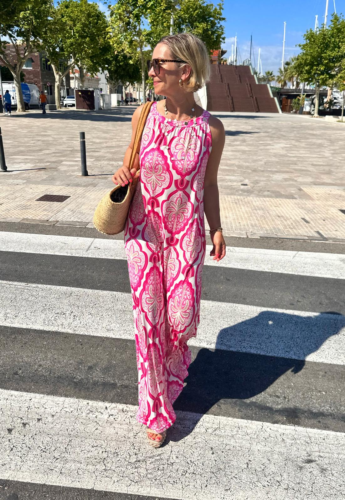 Langes Sommerkleid "PINKY"