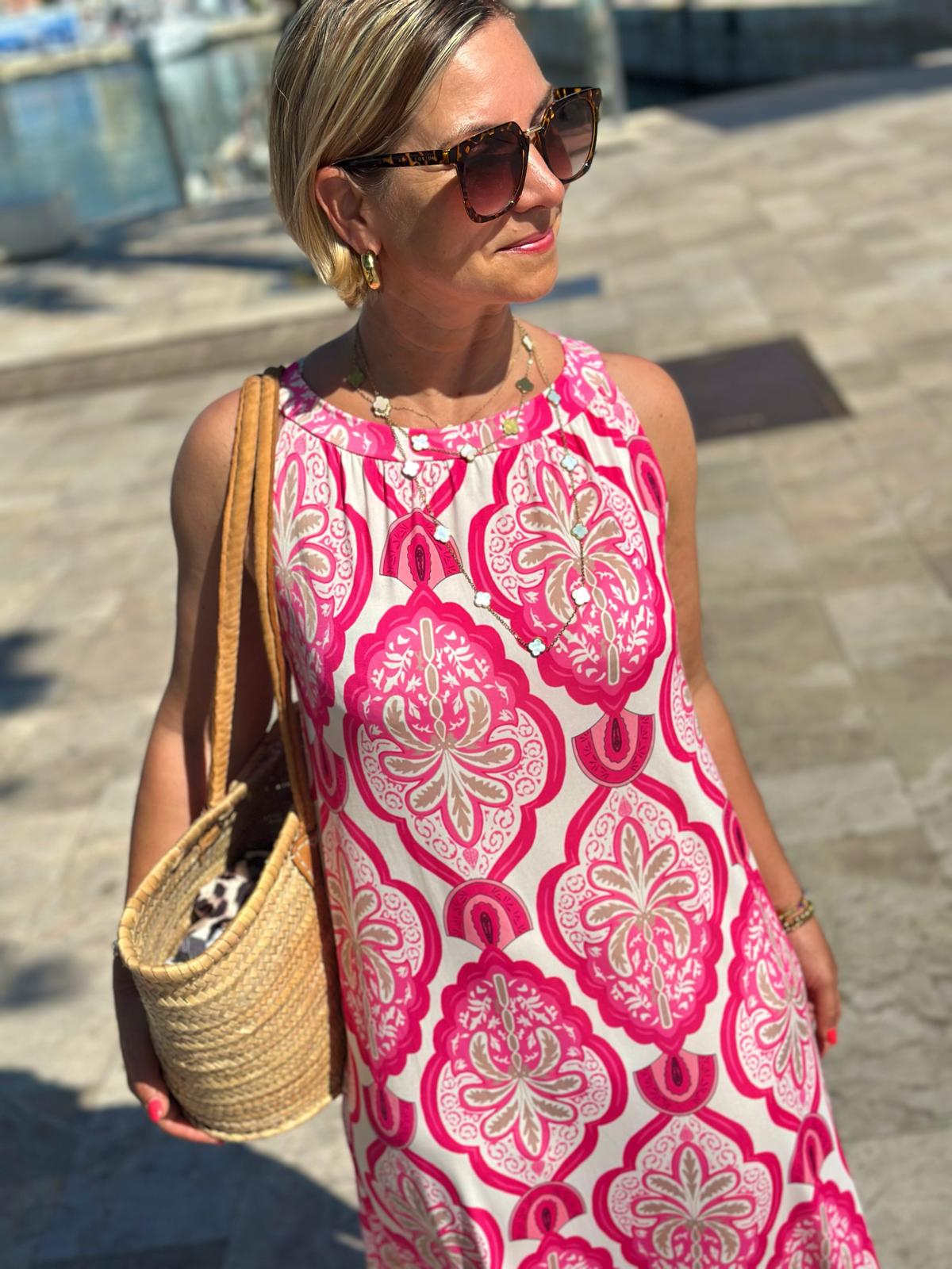 Langes Sommerkleid "PINKY"