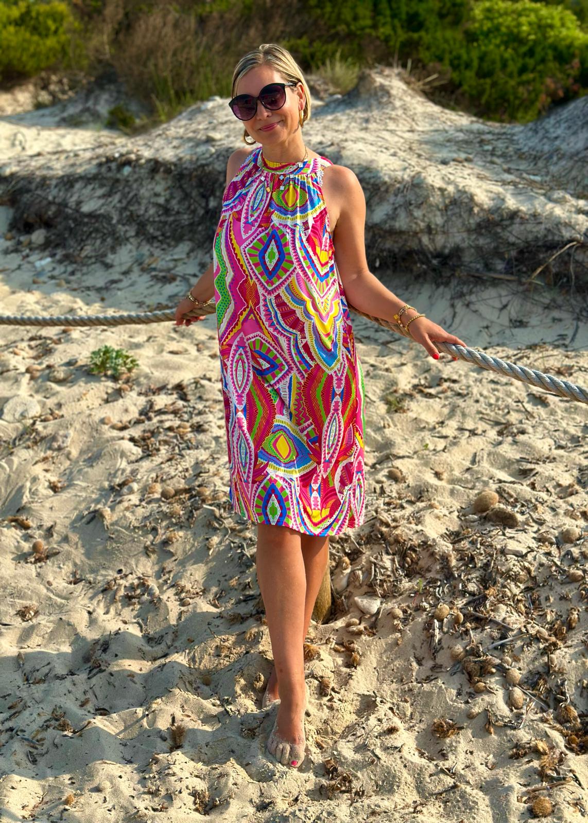 Kurzes Sommerkleid "HIPPIE"