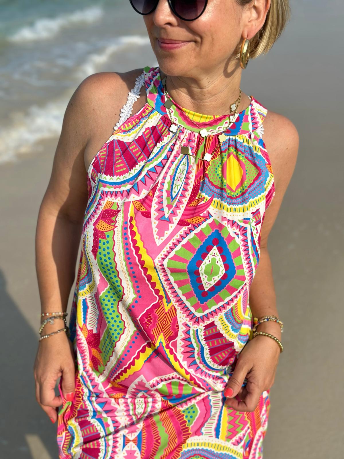 Kurzes Sommerkleid "HIPPIE"