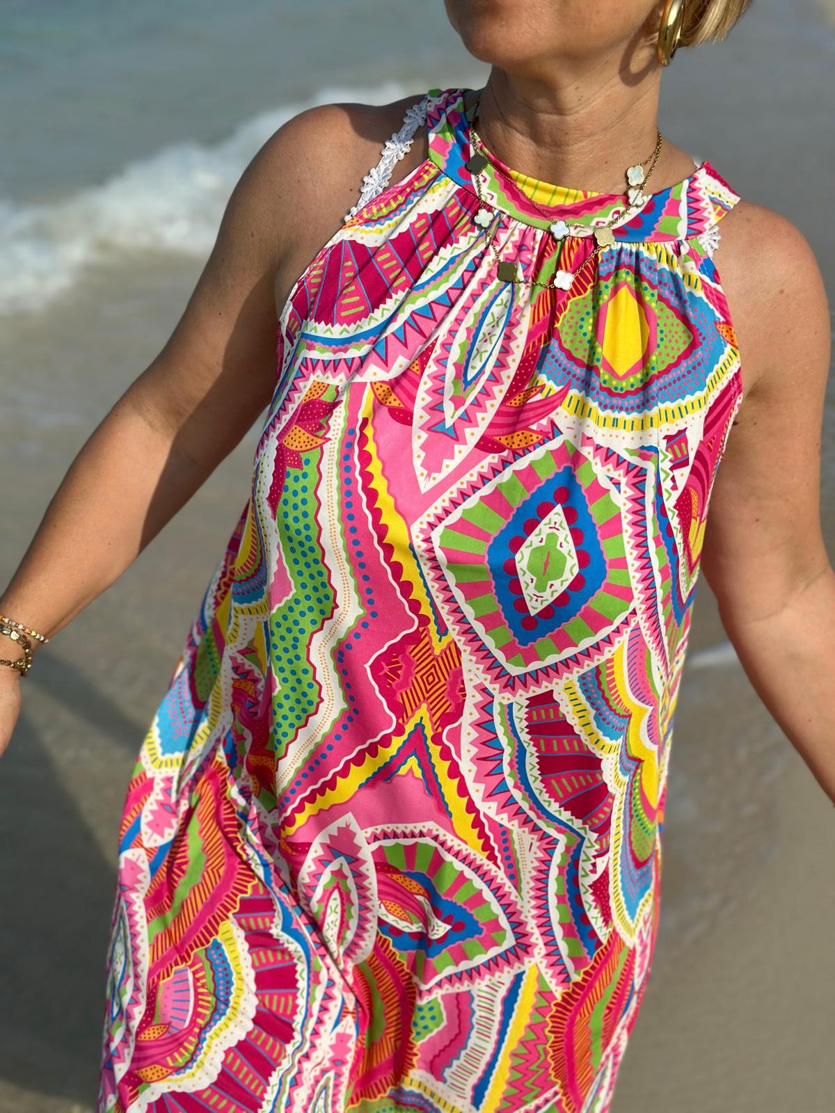 Kurzes Sommerkleid "HIPPIE"