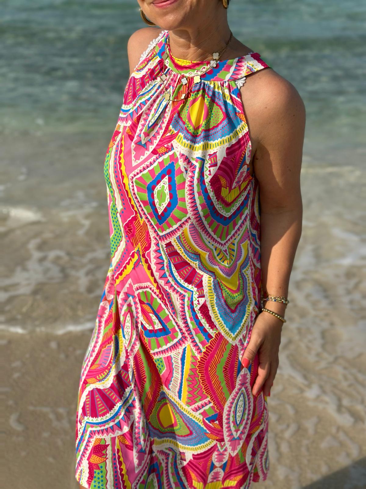 Kurzes Sommerkleid "HIPPIE"