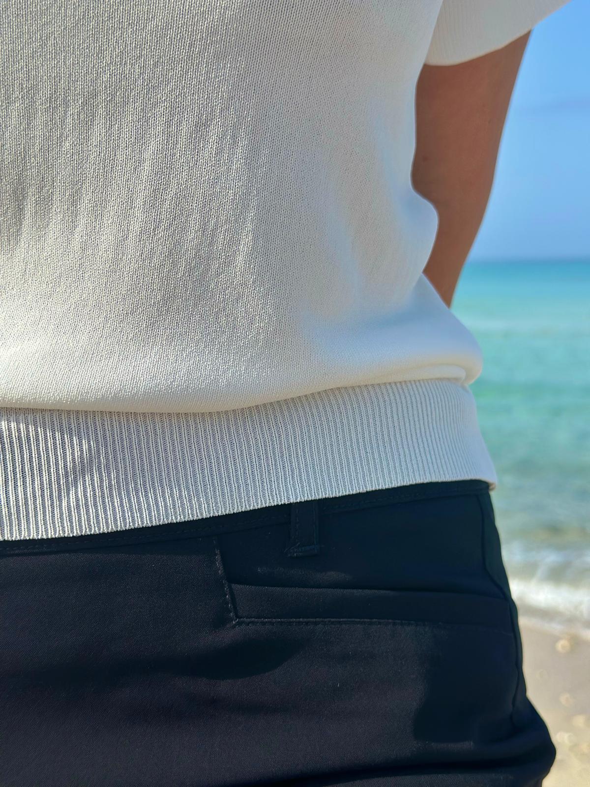 Edles Sommershirt in Weiß
