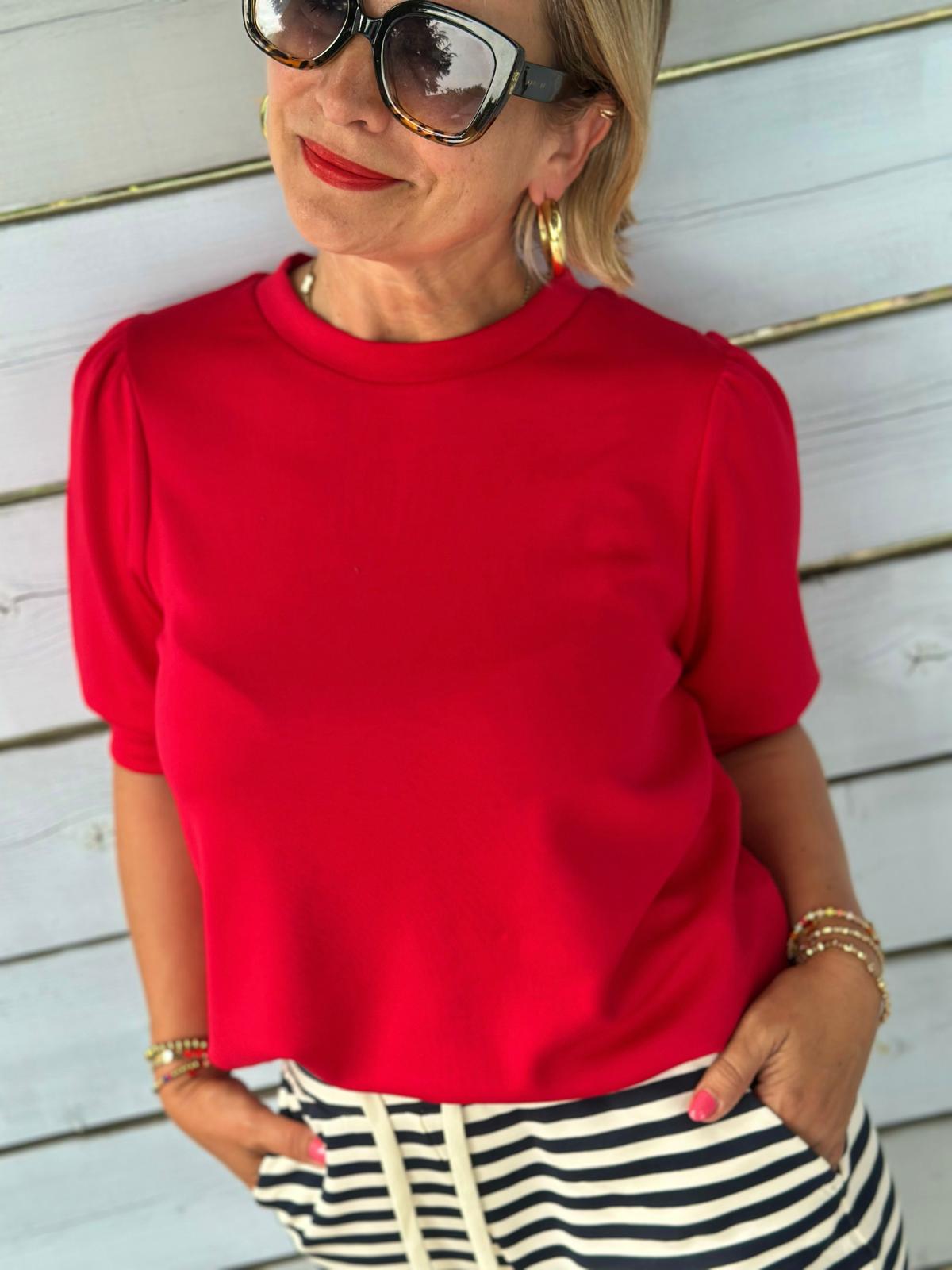 SC-BANU 83 BLUSE ROT
