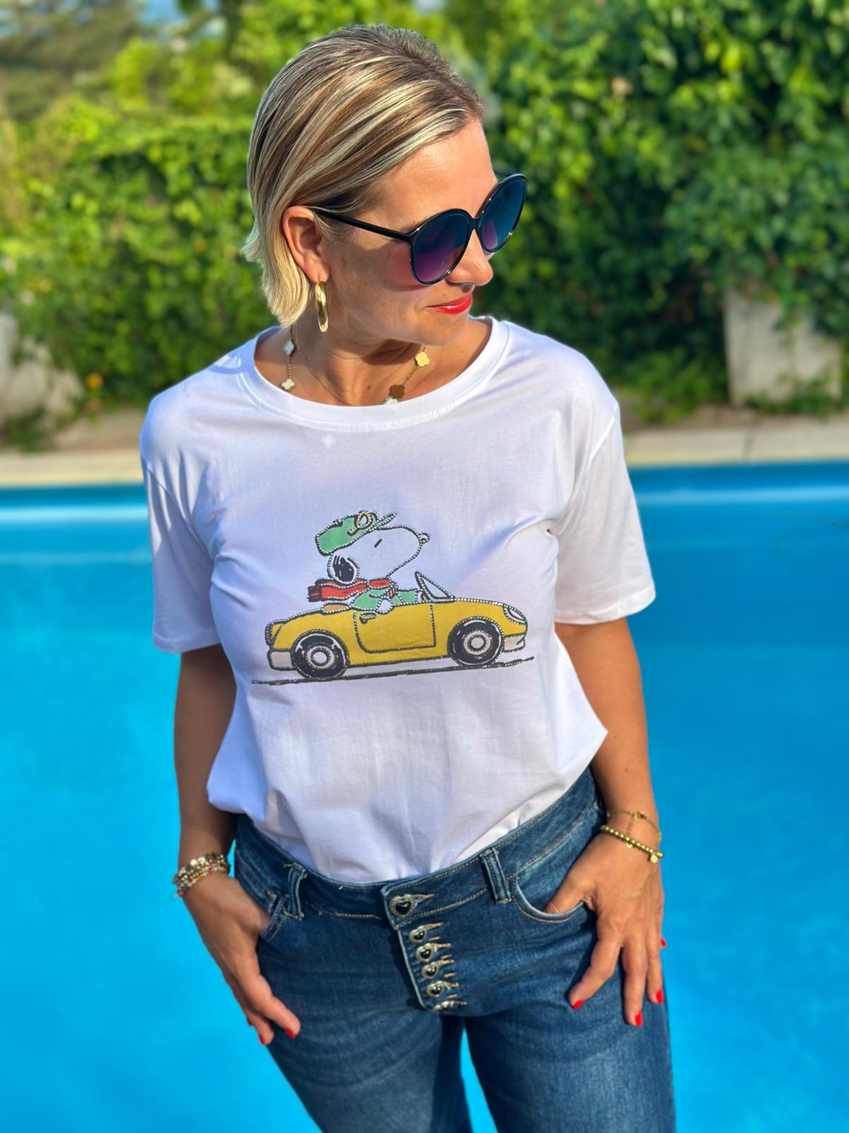 Süßes SNOOPY Shirt "ON TOUR"