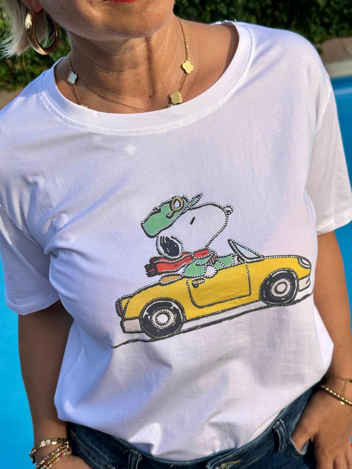 Süßes SNOOPY Shirt "ON TOUR"