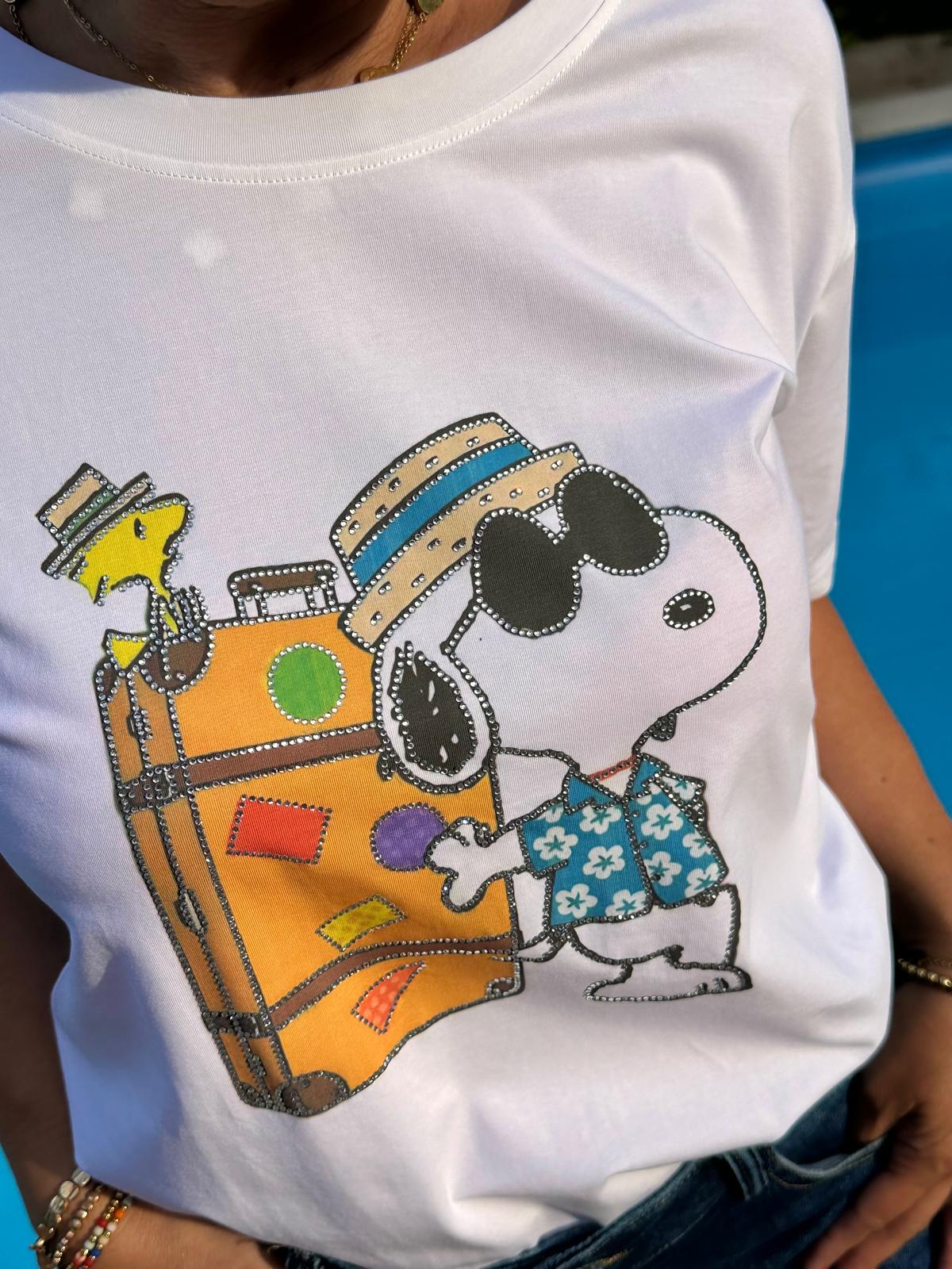 Süßes SNOOPY Shirt "KOFFER"