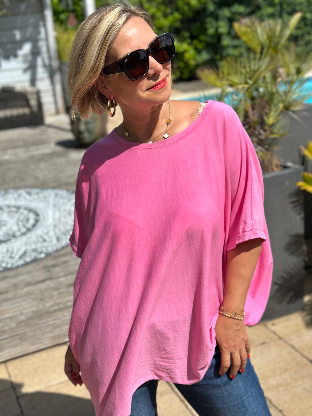 Zuckersüßes LONGSHIRT in Rosa