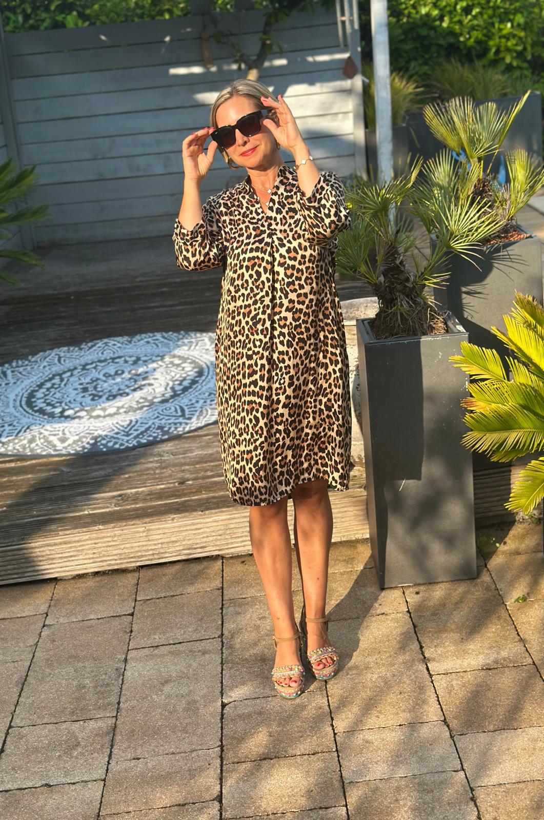 Sommerkleid "VALENTINA" in LEO LEO LEO