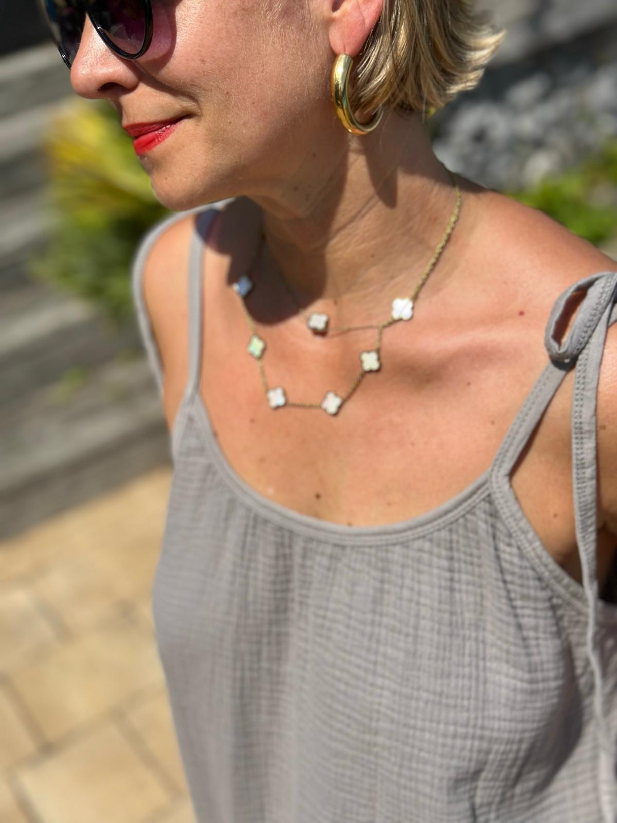 Leichtes Musselin Sommer-Kleid in Teupé