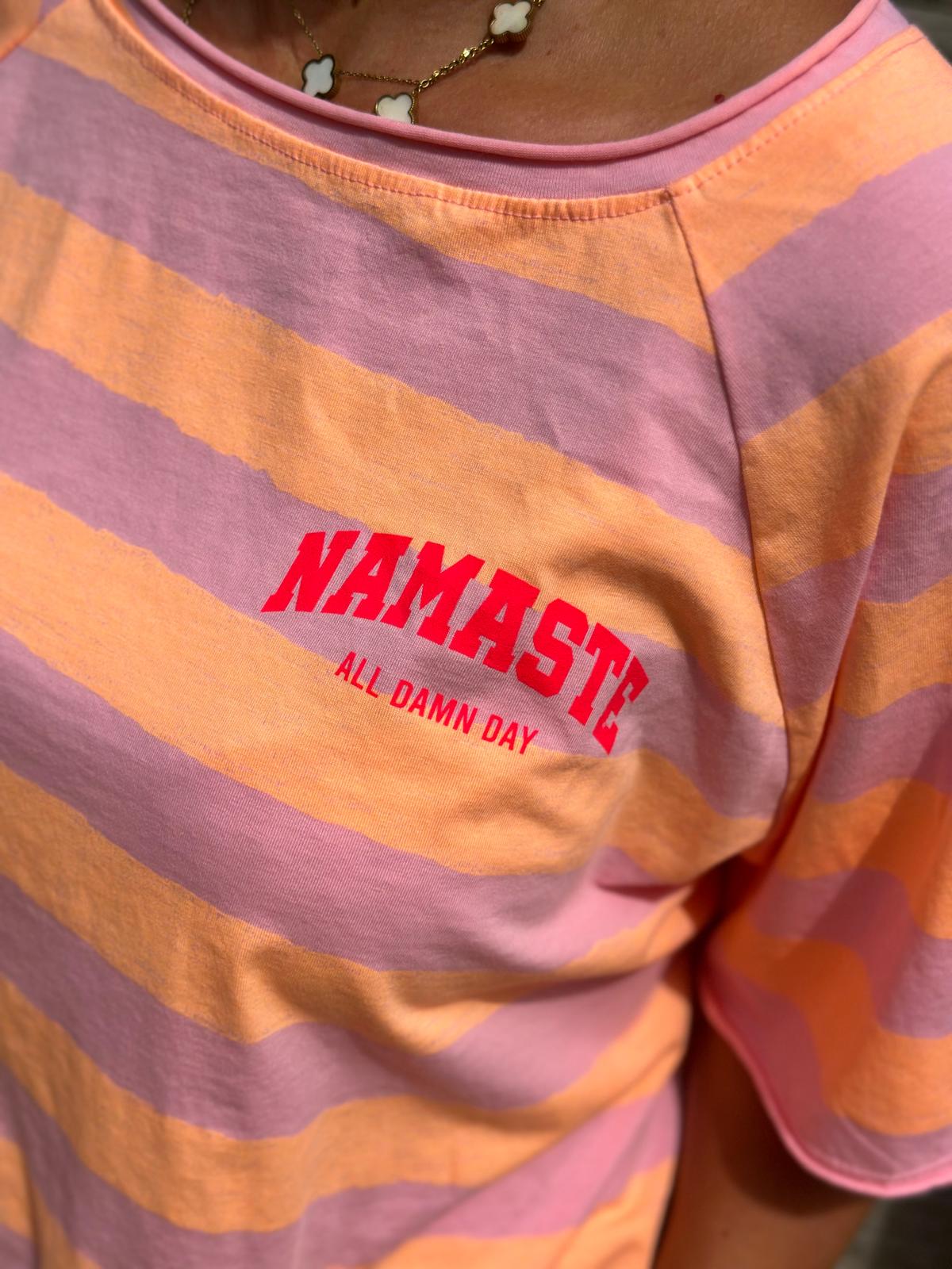 SUNNY STRIPES "NAMASTE" Shirt