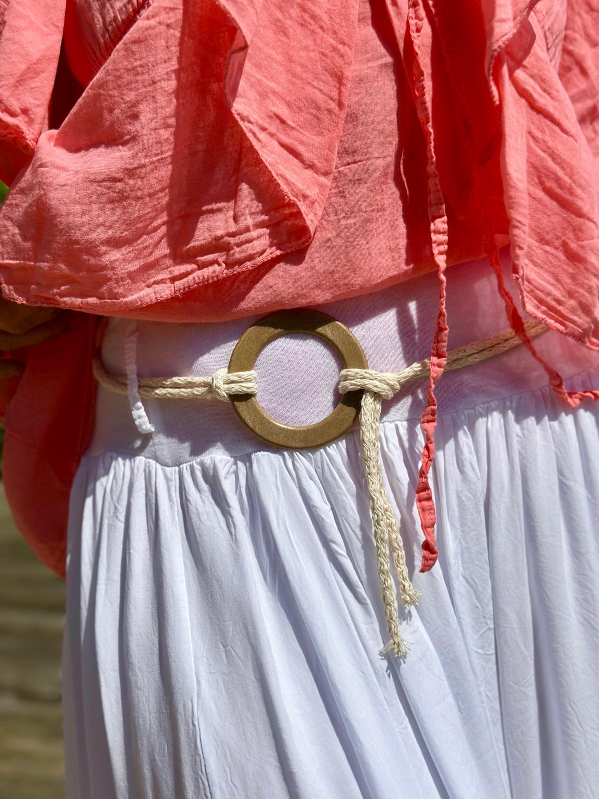 Zuckersüßer Sommerrock in Weiss