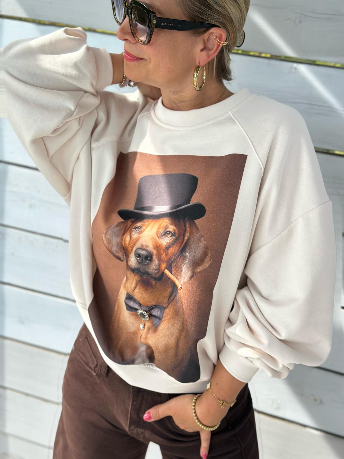 Sweater RIDGEBACK in Cremé