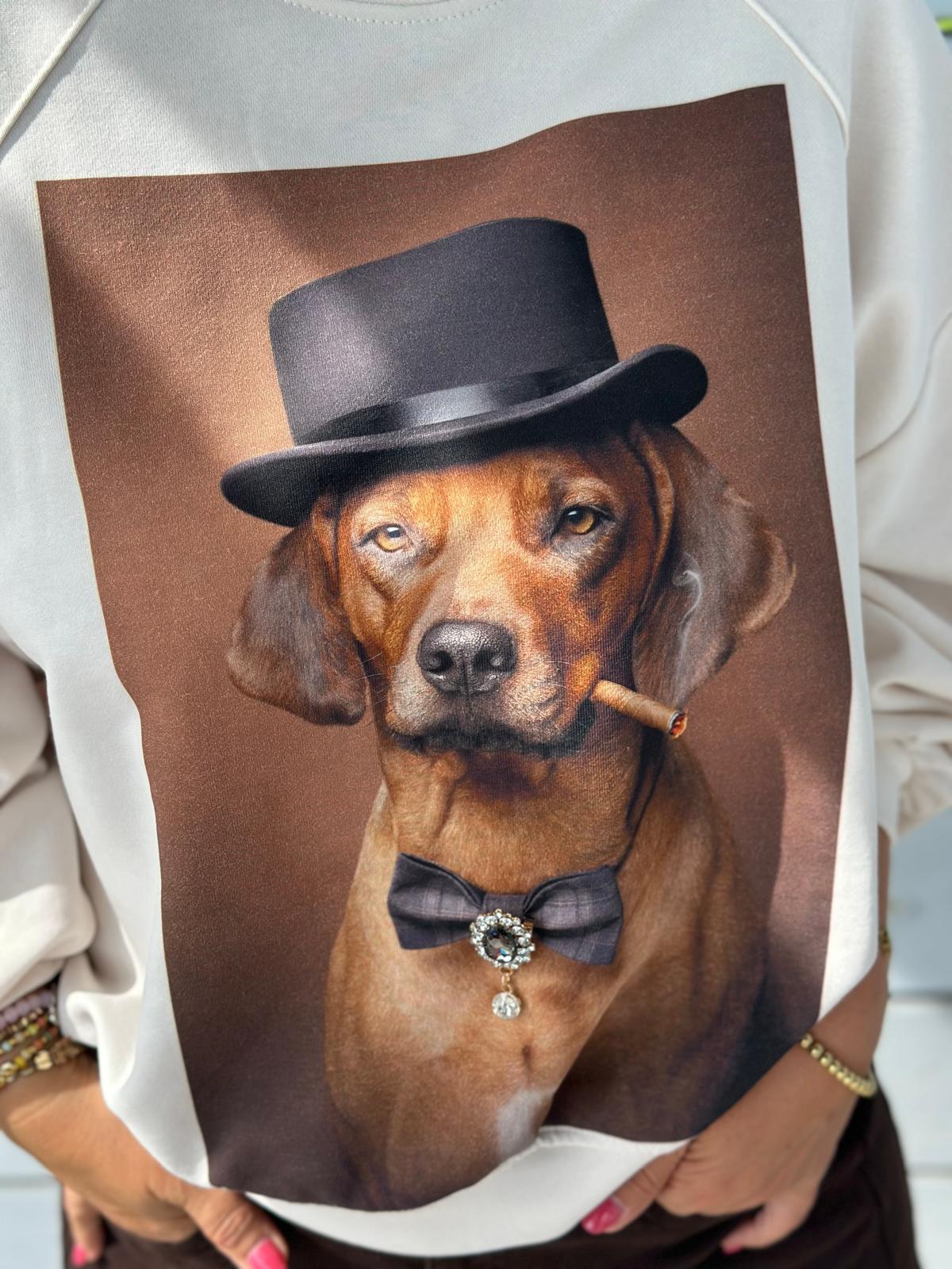 Sweater RIDGEBACK in Cremé