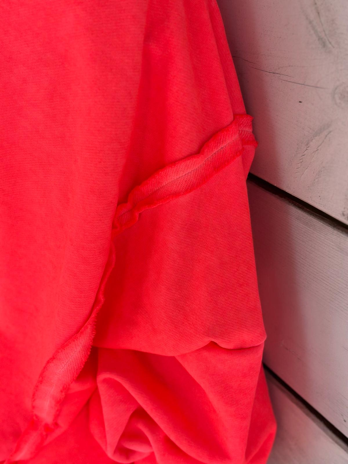 Oversized Sweatshirt in Neon Orange