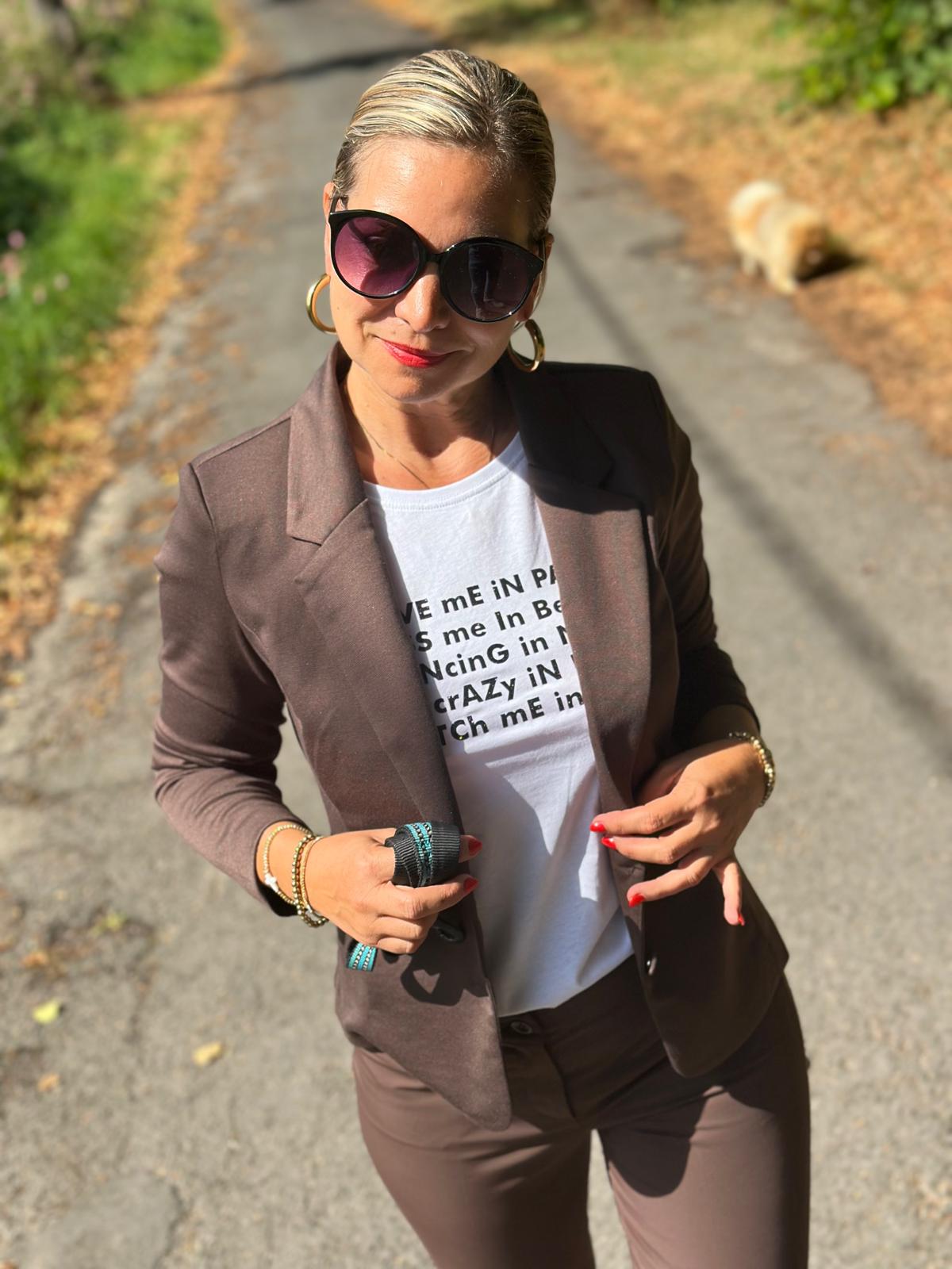 SC-DANIELA 1 BLAZER BRAUN