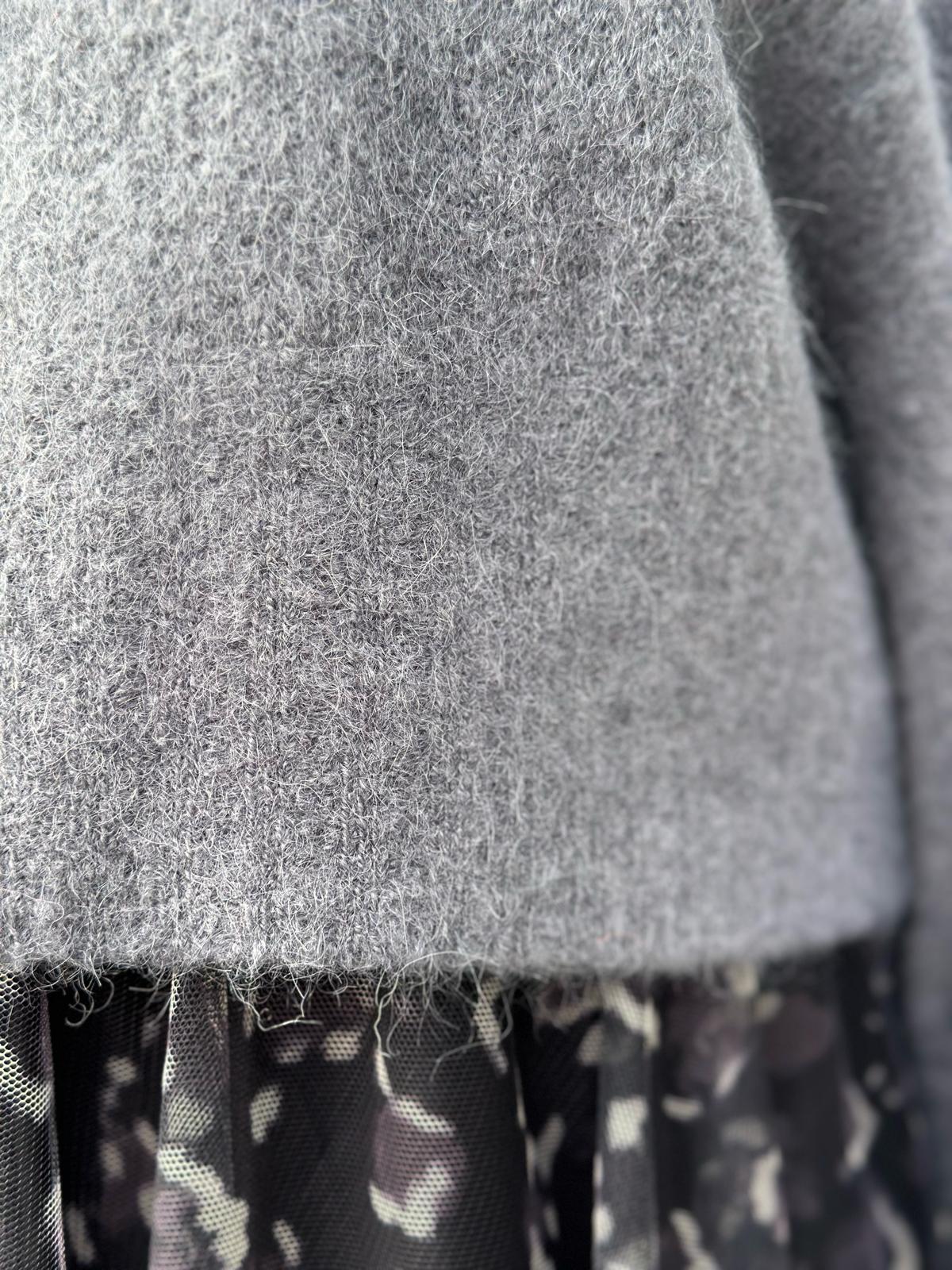 Hochwertiger Kuschelpullover "Lissy" in Anthrazit