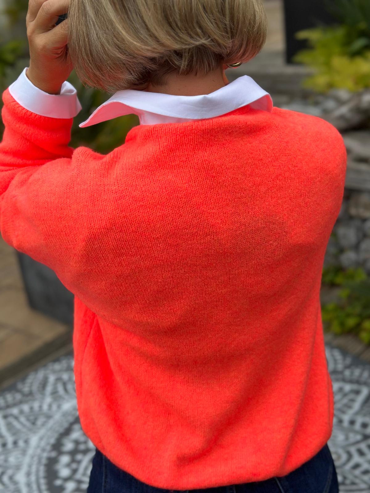 Feine Kuscheljacke in Apricot
