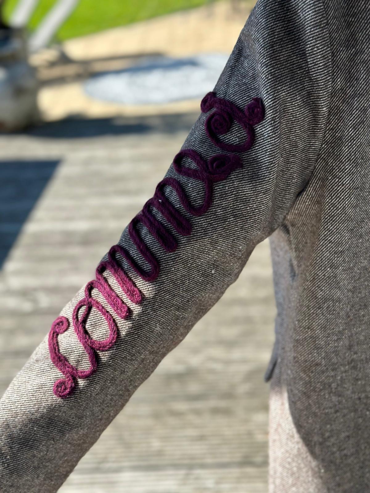 Stylische Onesize Blazer "COMME CI, COMME CA" in Dark-Taupé