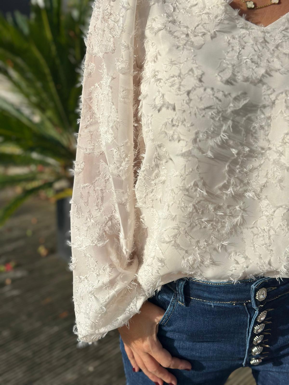 SC-ALTHEA 2 BLUSE CREME