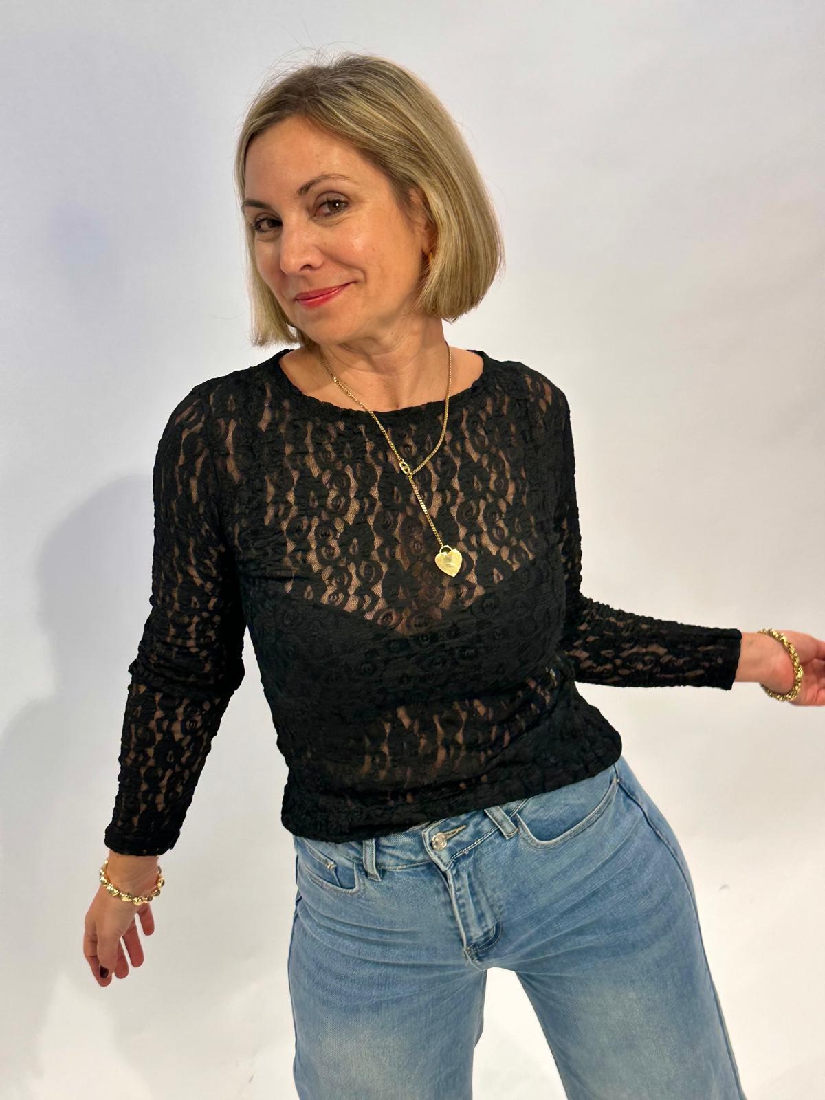 Süßes Classy Oberteil in Schwarz