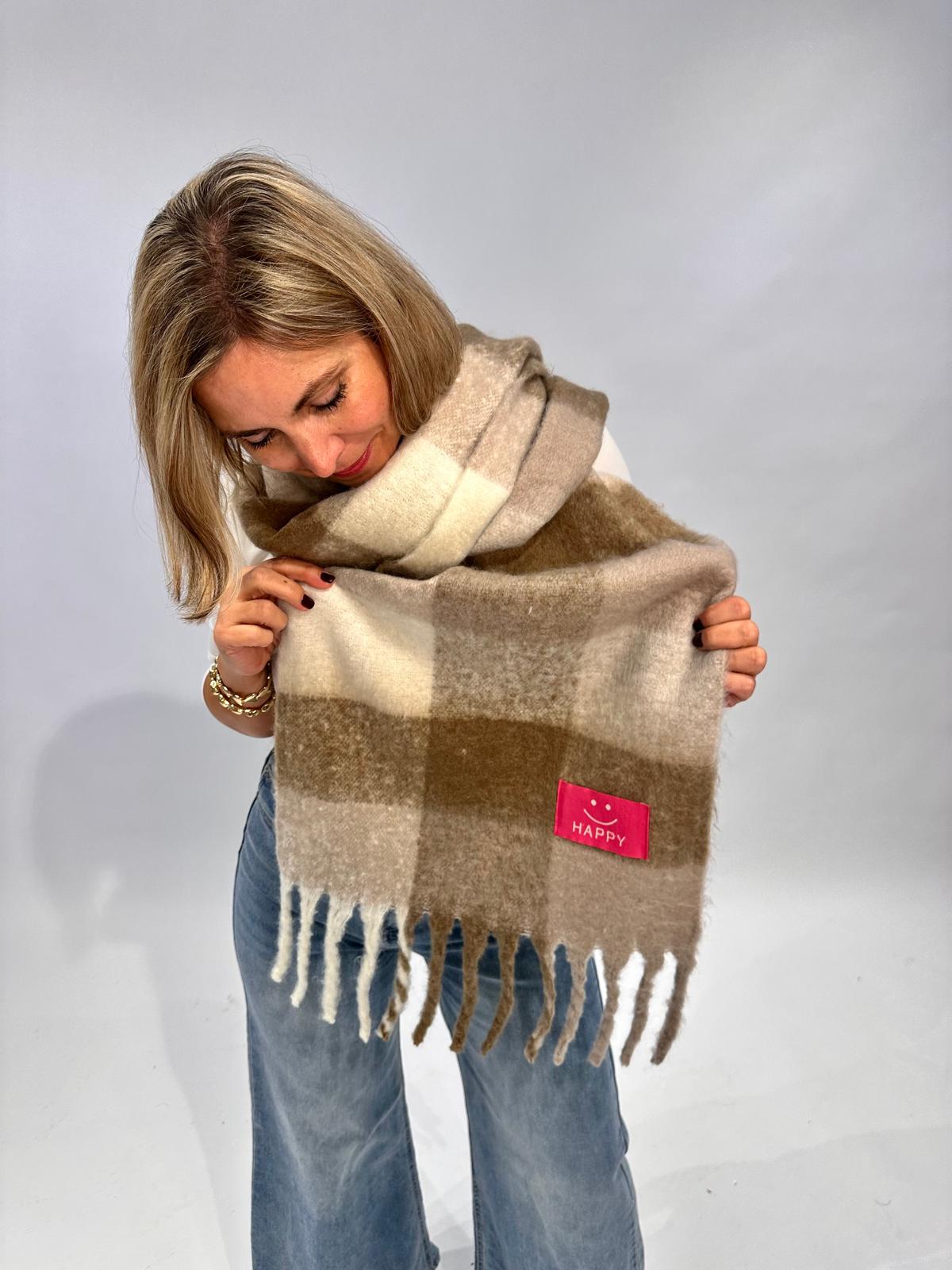 Süßer Schal "HAPPY"