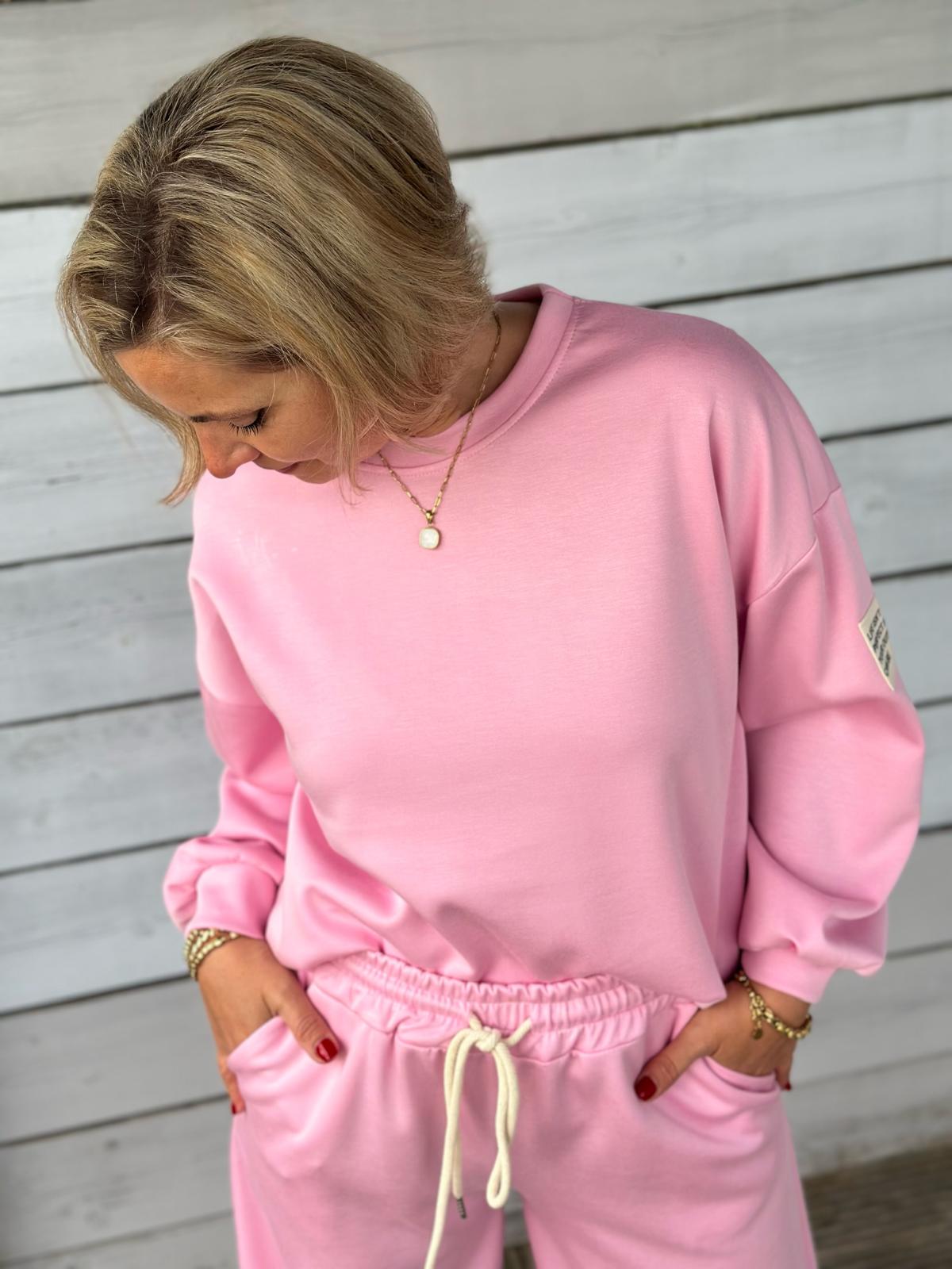 Soft Touch Sweatshirt in Rosé