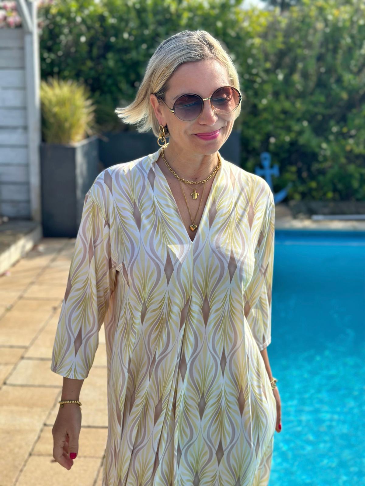Elegantes Maxi-Kleid „Everyday Chic“ – Sunny Yellow