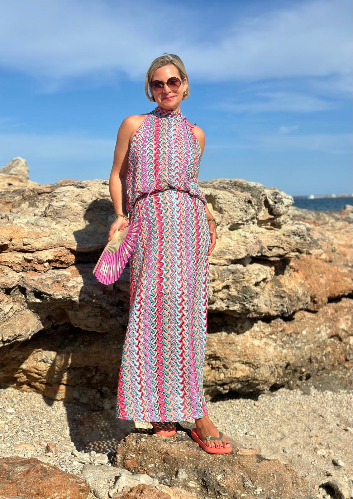 Maxirock "Hippie Purple" – Mallorca Crochet Vibes