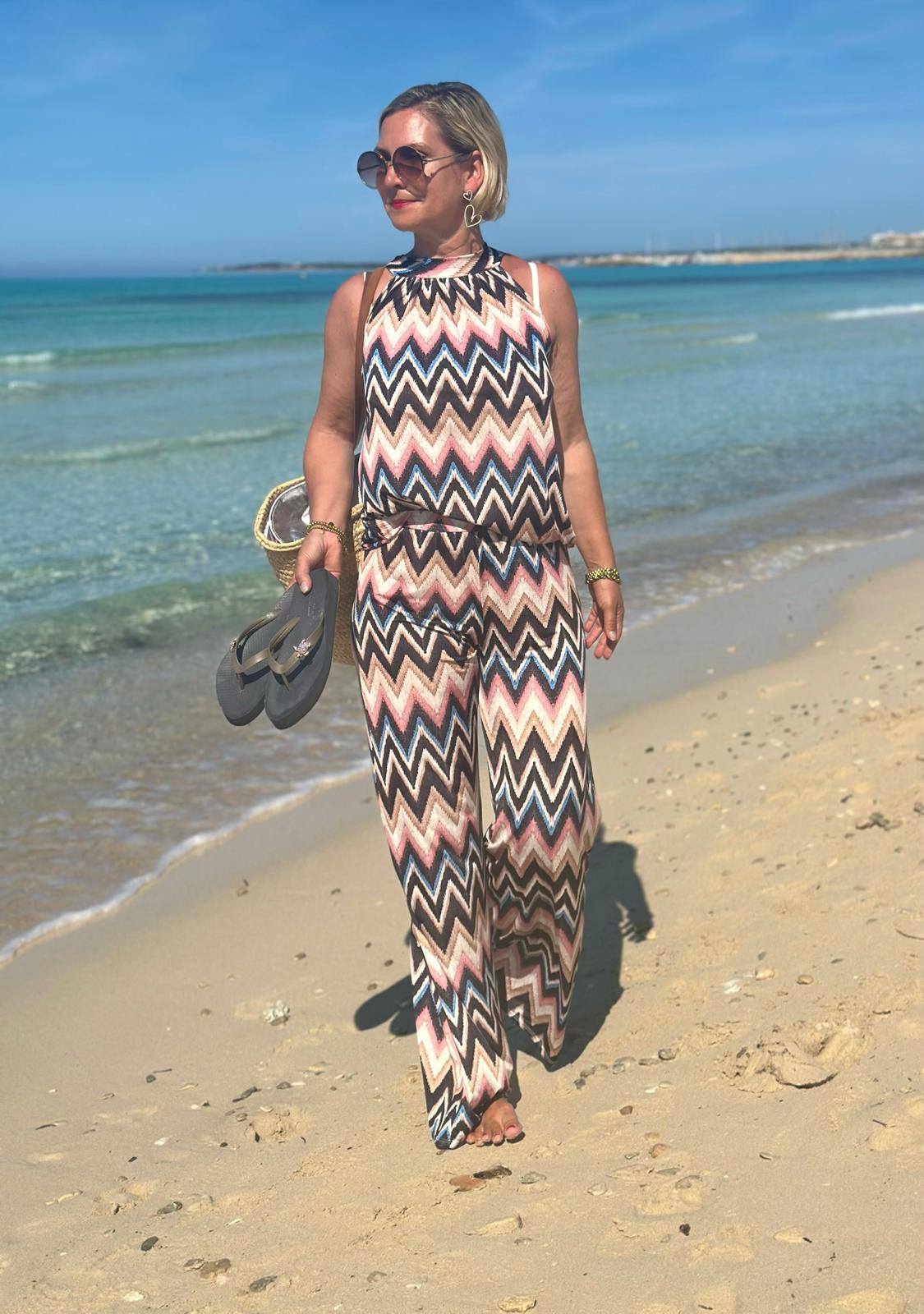 ZigZag Beach Top „Sunset Vibes“