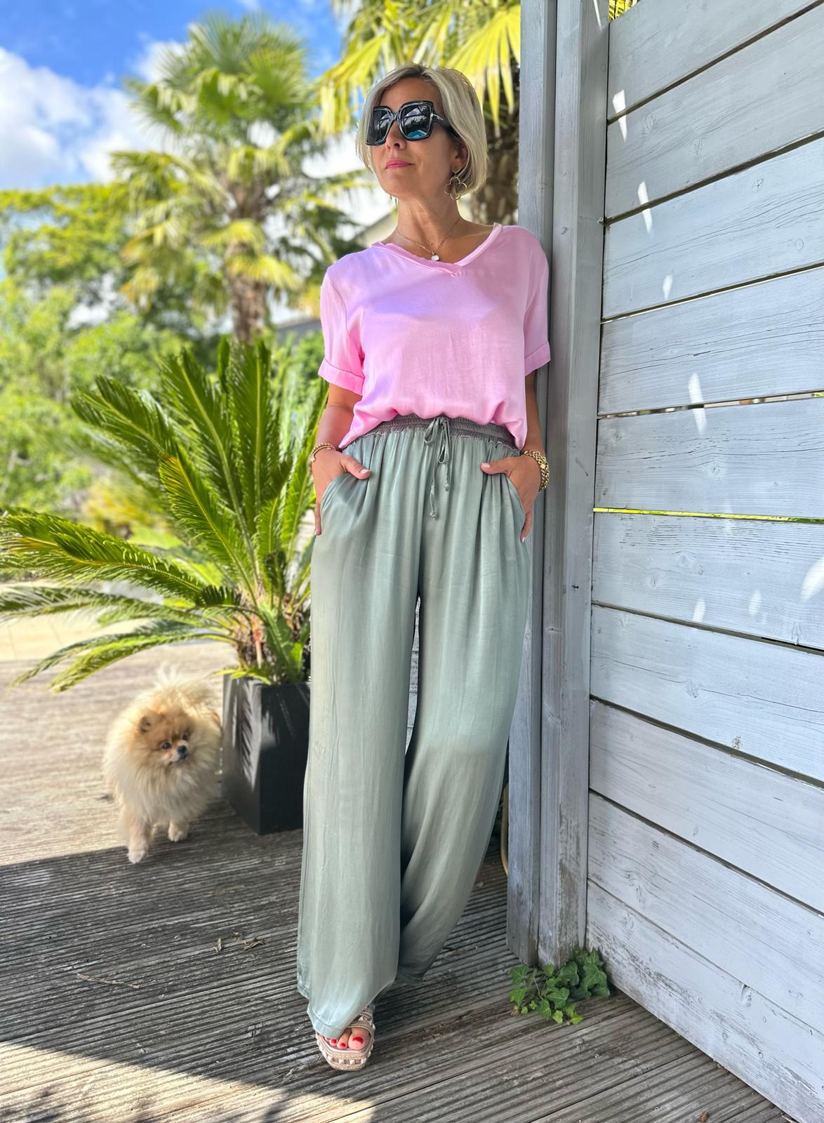 Shirt „Bella Bianca“ in Rosé