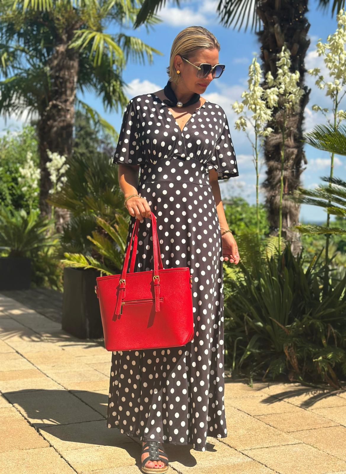 Maxikleid "Coco Dots"