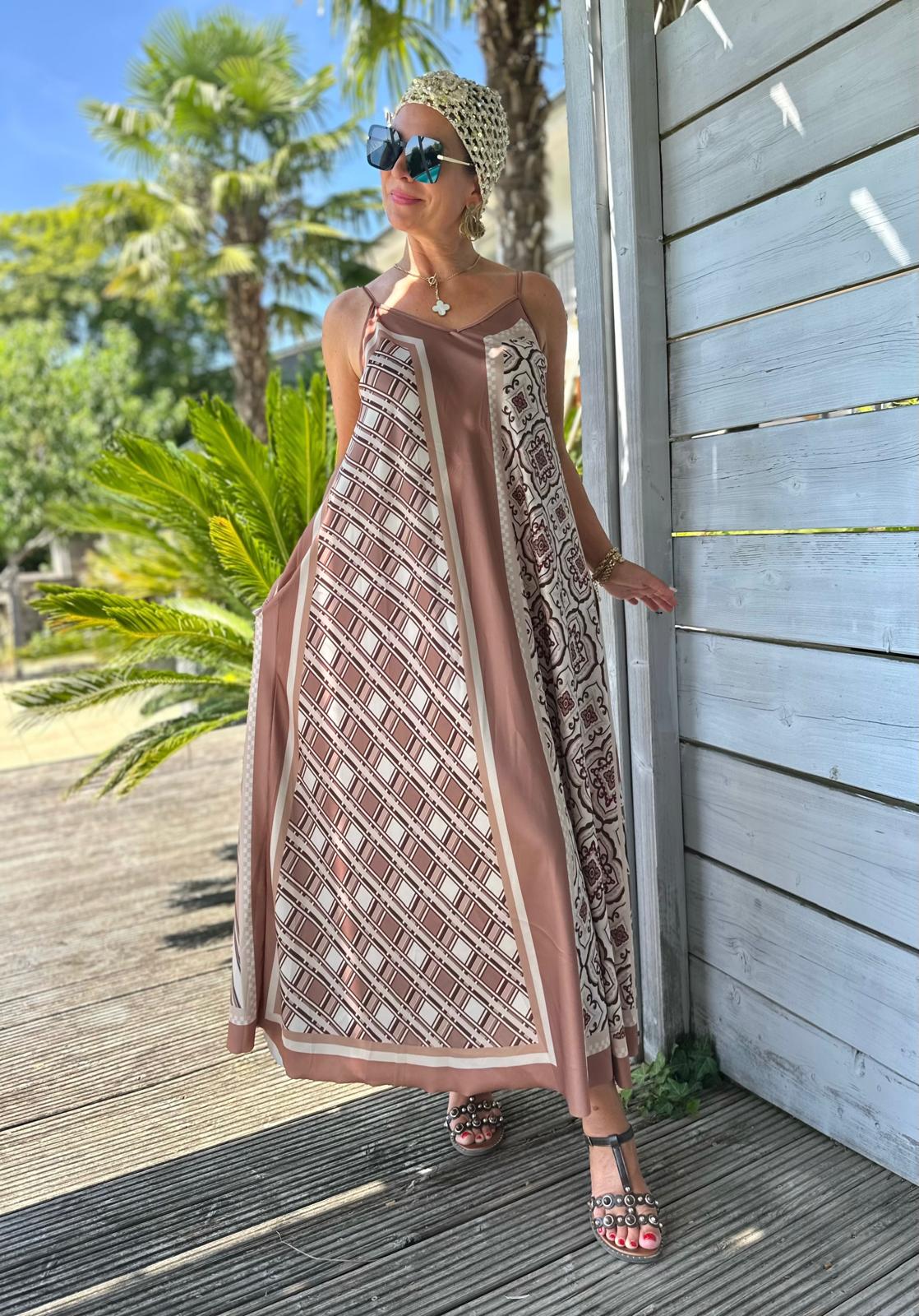 Kleid "Palermo Love" in Nougat