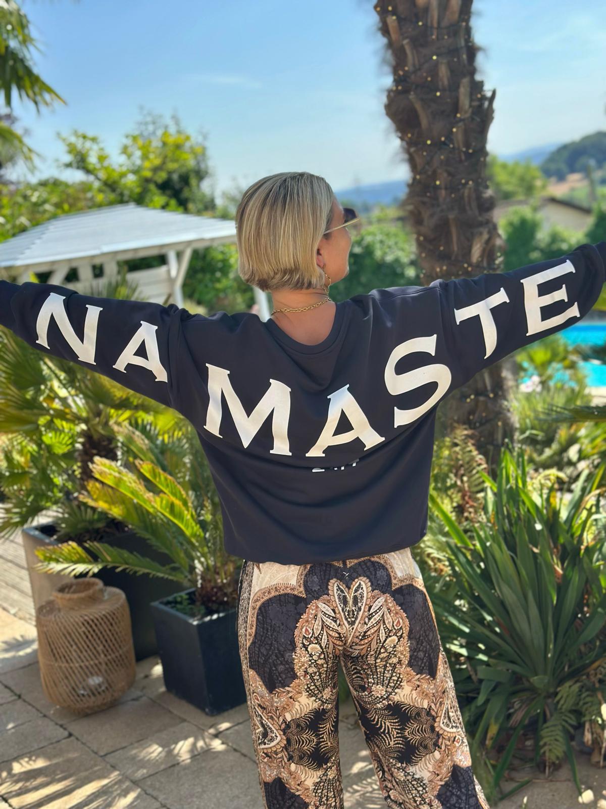Namaste Bliss Sweatshirt – Navy