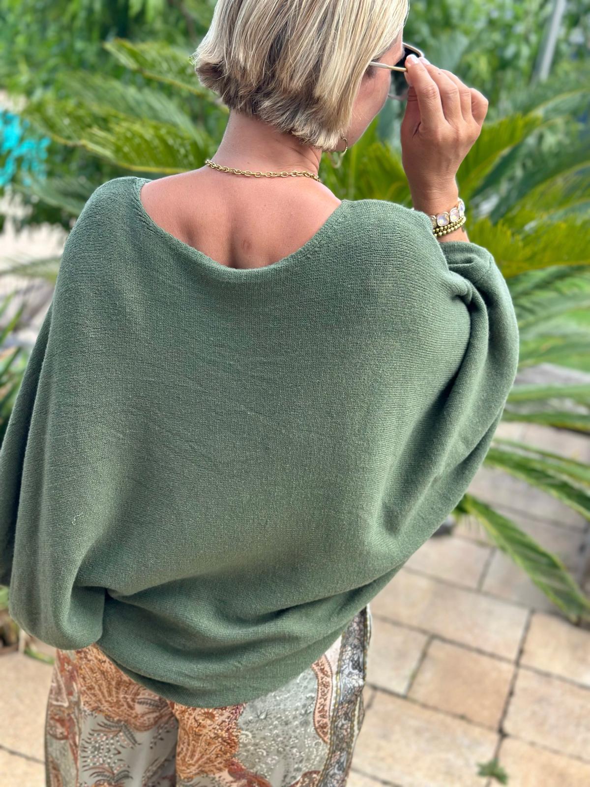 Pullover "Olive Love"