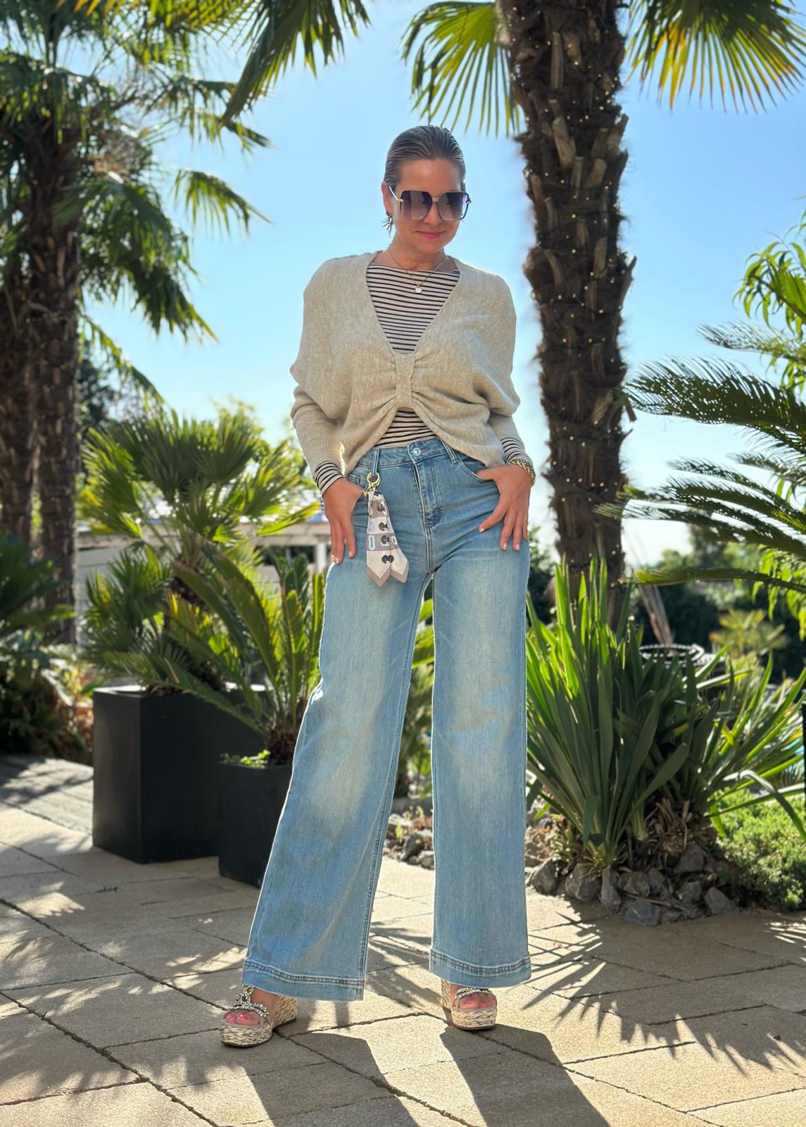 Everyday Wide Leg Jeans – Light Blue