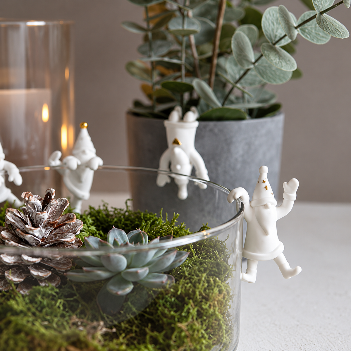 Kletter Santa - Goldene Sterne