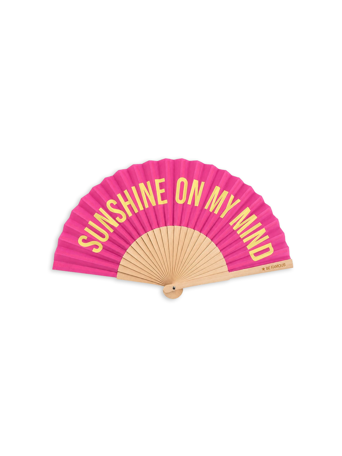 Be Famous Handfächer inclusive Handykette SUNSHINE ON MY MIND