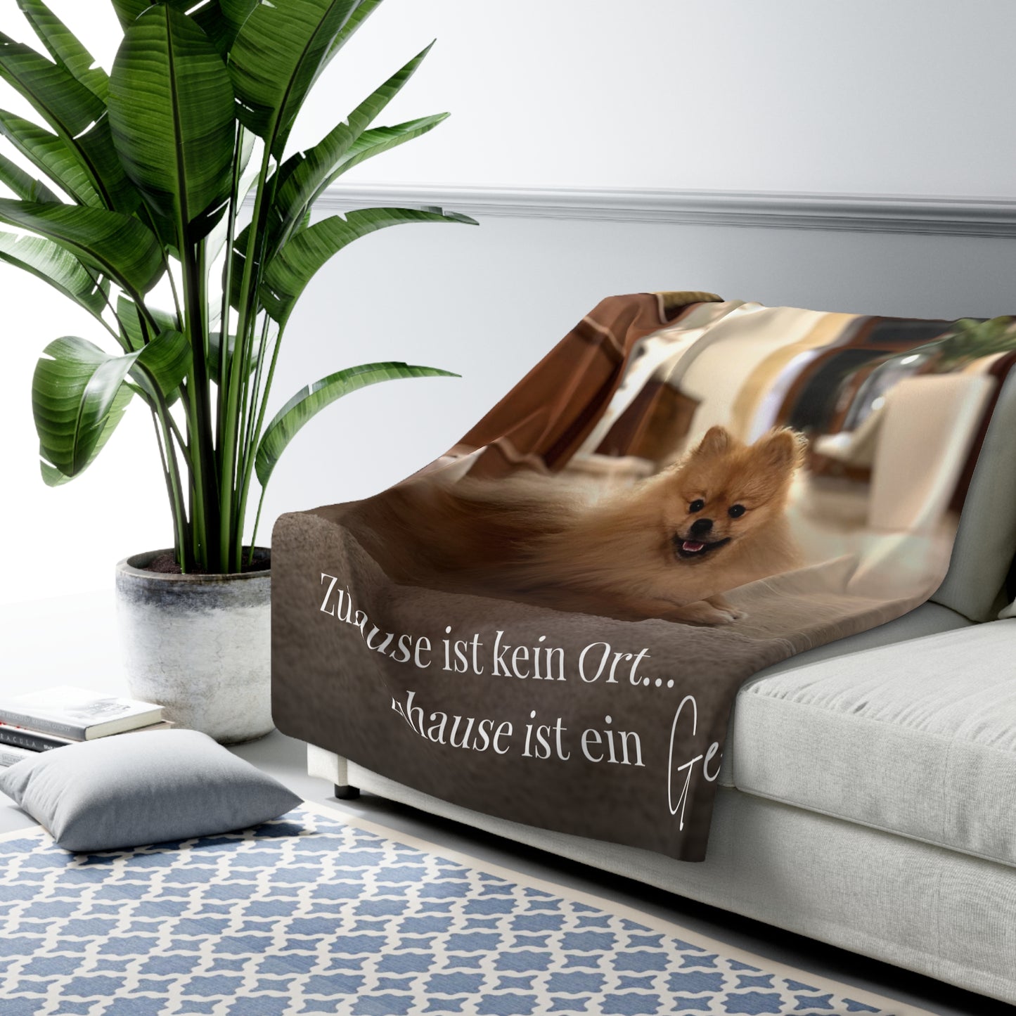 KIRSTEN PERSÖNLICH Decke "Zuhause"