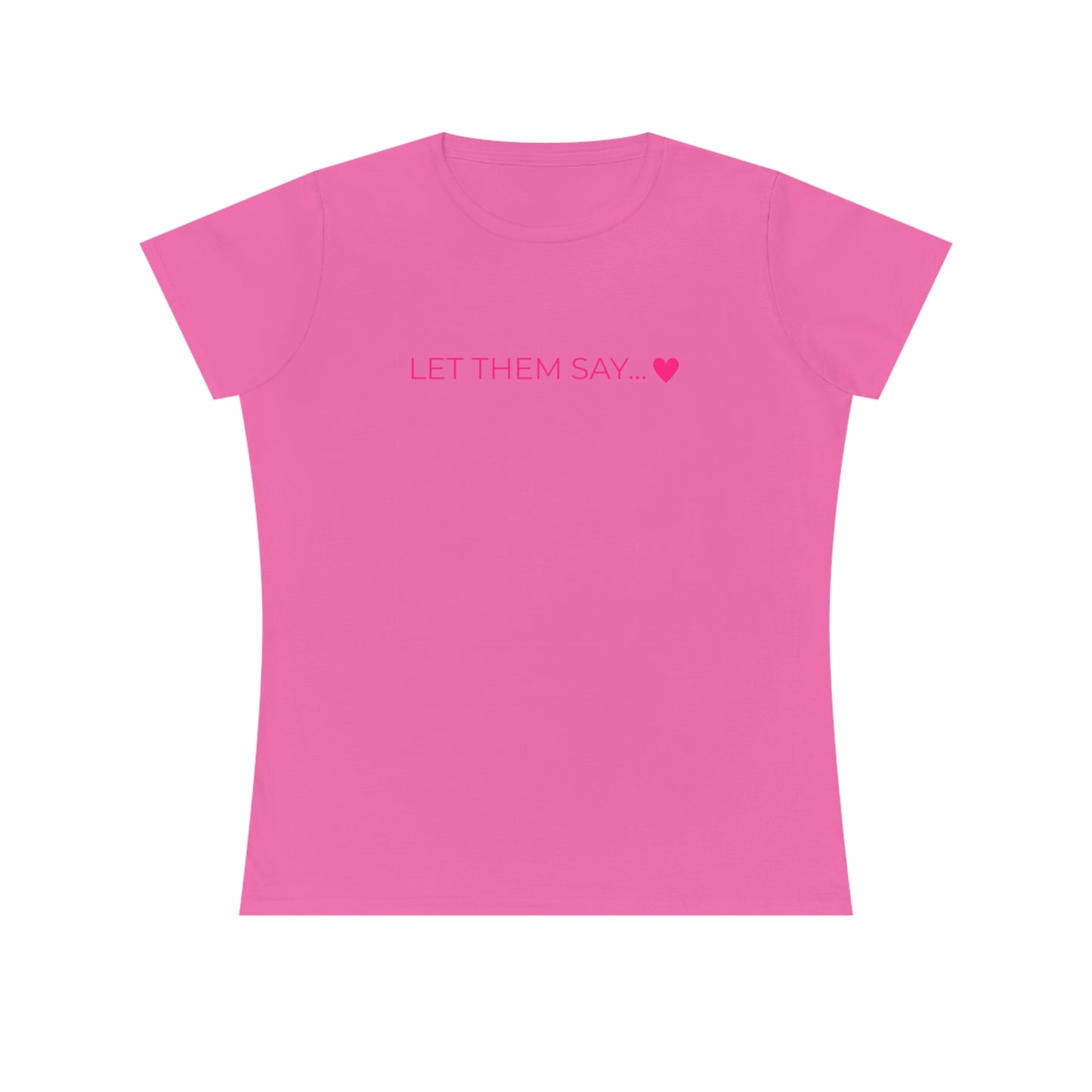 KIRSTEN PERSÖNLICH T-Shirt "LET THEM SAY"