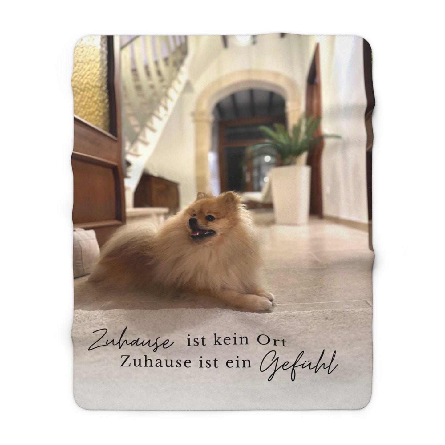 KIRSTEN PERSÖNLICH Decke "Zuhause", lade Dein Bild hoch!