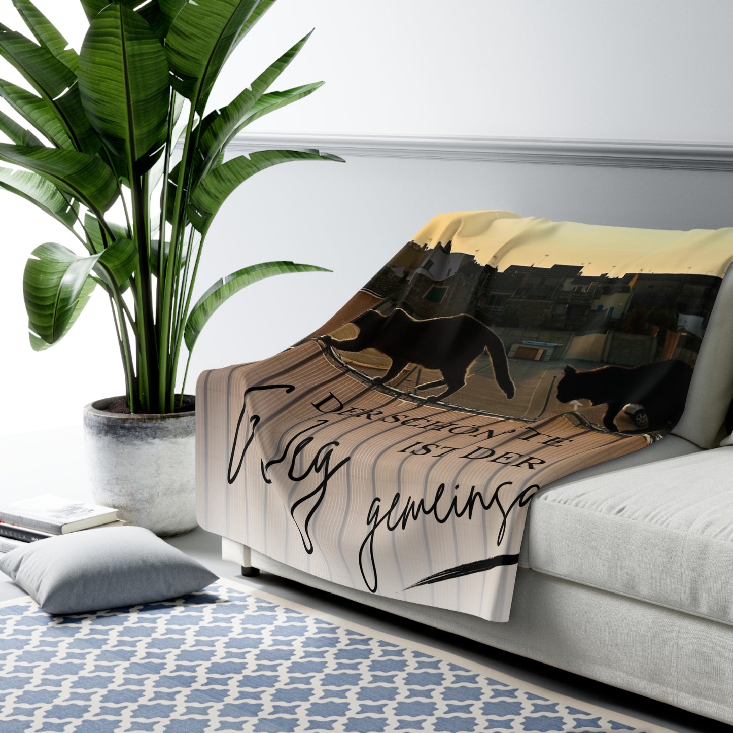 KIRSTEN PERSÖNLICH Decke "Der gemeinsame Weg", lade Dein Bild hoch!