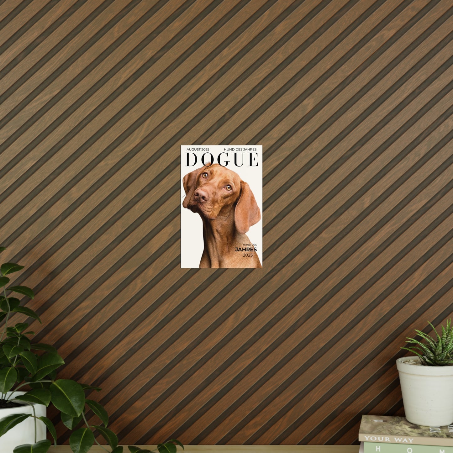KIRSTENS "DOGUE" Poster zum personalisieren (vertikal & verschiedene Größen)