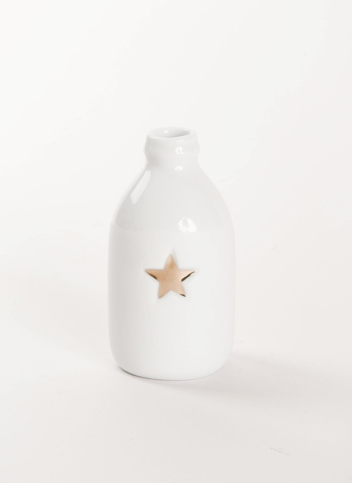 Mini Winter Flaschenvase - Stern