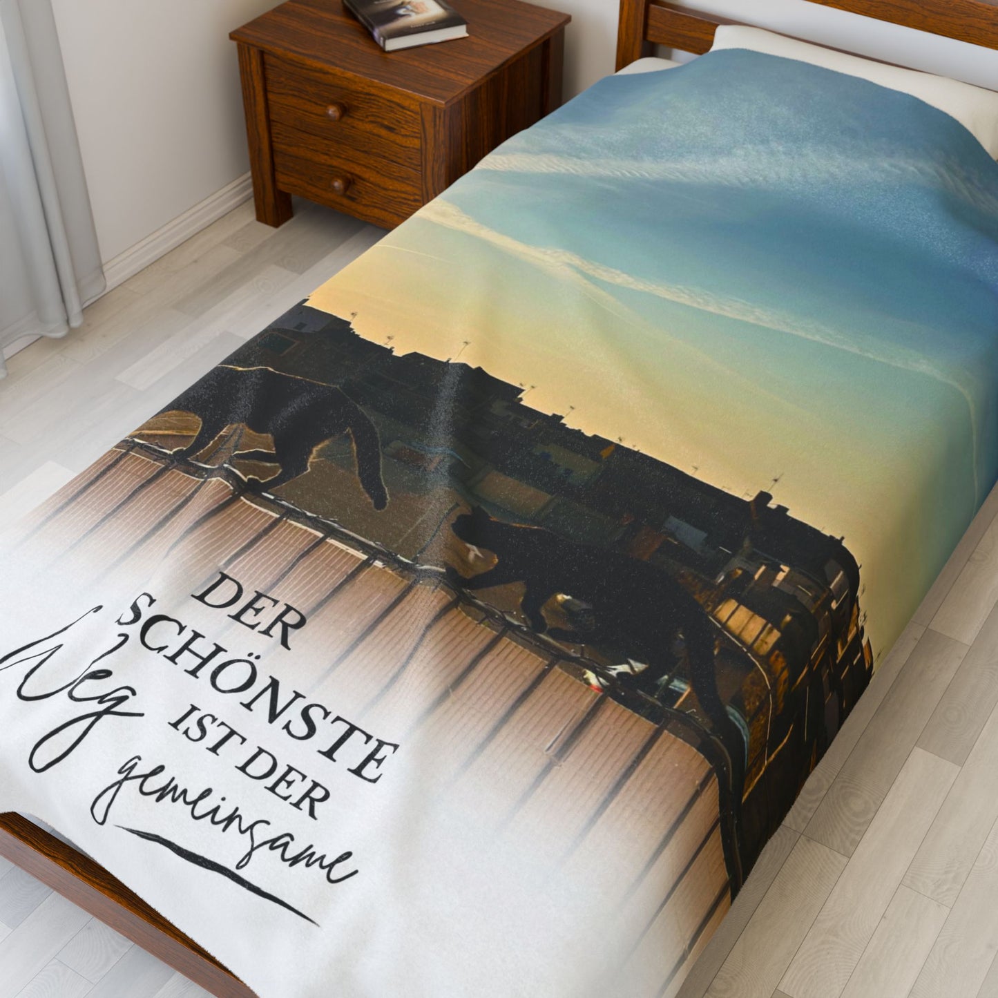 KIRSTEN PERSÖNLICH Kuscheldecke "GEMEINSAM"
