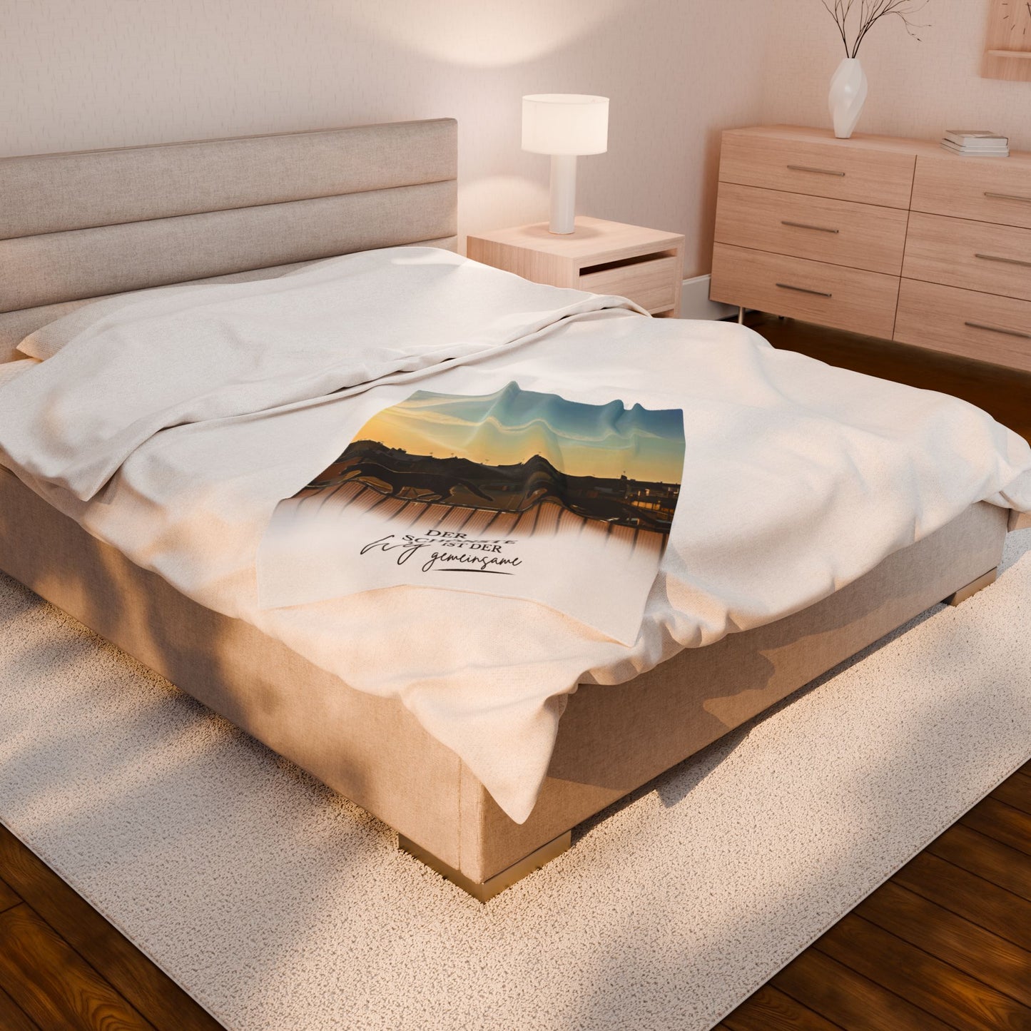 KIRSTEN PERSÖNLICH Kuscheldecke "GEMEINSAM"