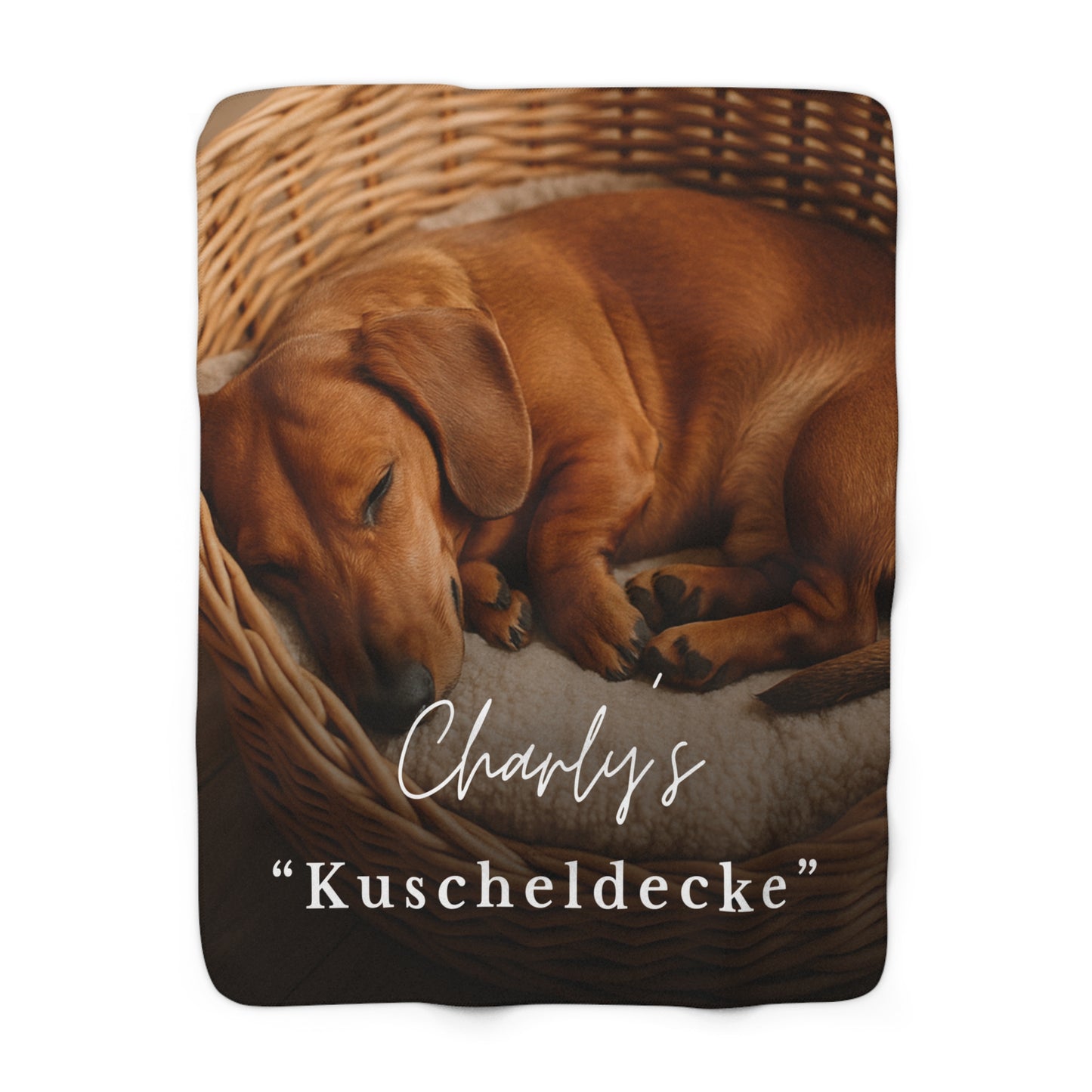 KIRSTEN PERSÖNLICH Decke "Kuscheldecke", lade Dein Bild hoch und trage Deinen Namen ein!