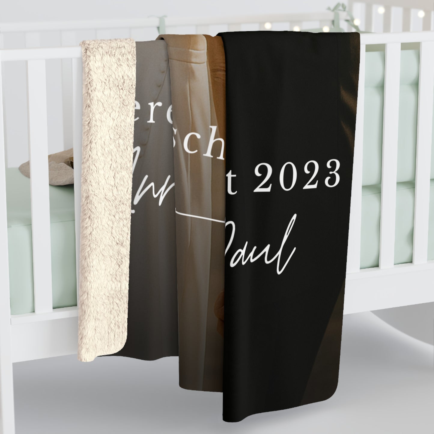 KIRSTEN PERSÖNLICH Decke "Partnerdecke", ladet Euer Bild und ein Datum hoch!