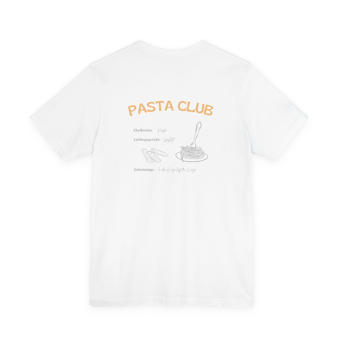 KIRSTENS "PASTA CLUB" Shirt zum personalisieren