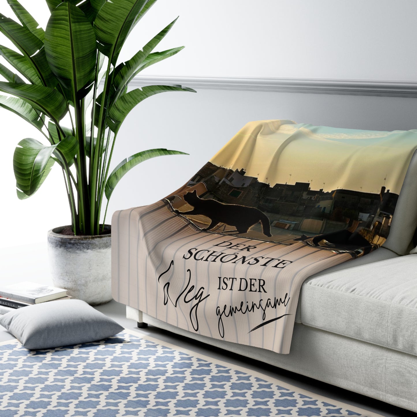 KIRSTEN PERSÖNLICH Decke "Der gemeinsame Weg"